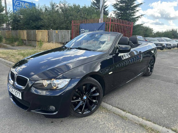 BMW 320d M-Packet+Nagy Navi+Fekete+Kézi 6!!