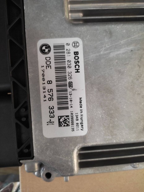 BMW 320d f30 f31 (184le) motor vezrl ECU