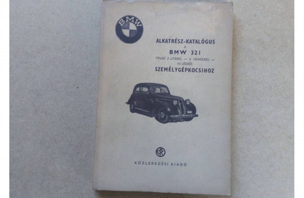 BMW 321 alkatrszkatalgus 1952