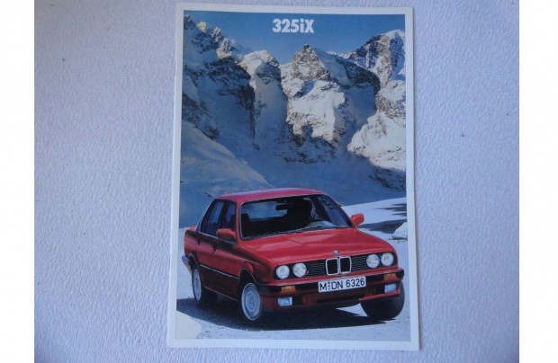 BMW 325ix prospektus 1987