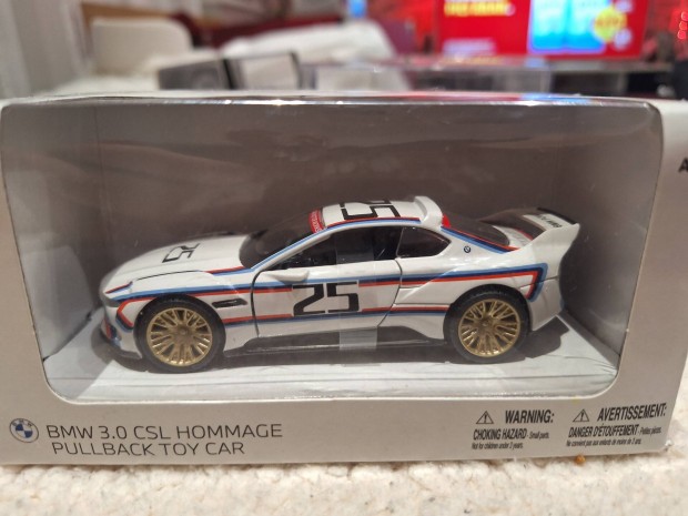 BMW 3.0 CSL Hommage Pullback toy car 1:43