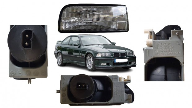 BMW 3 E36 (sedan és coupe-hoz is jó) bal első ködlámpa 084442001L