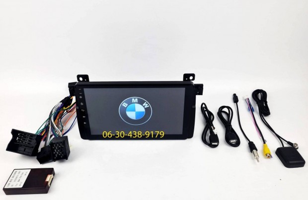 BMW 3 E46 Android autórádió fejegység gyári helyre 1-4GB Carplay