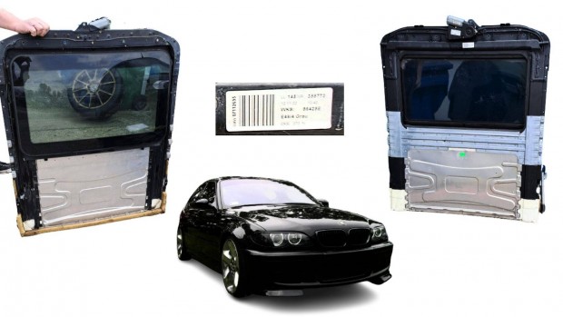BMW 3 E46 limuzin 320D elektromos napfénytető, karcos, csz 07112695