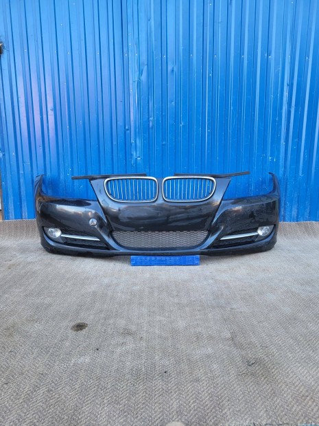 BMW 3 E90, E91 LCI gyári első lökhárító black saphire sérülésmentes