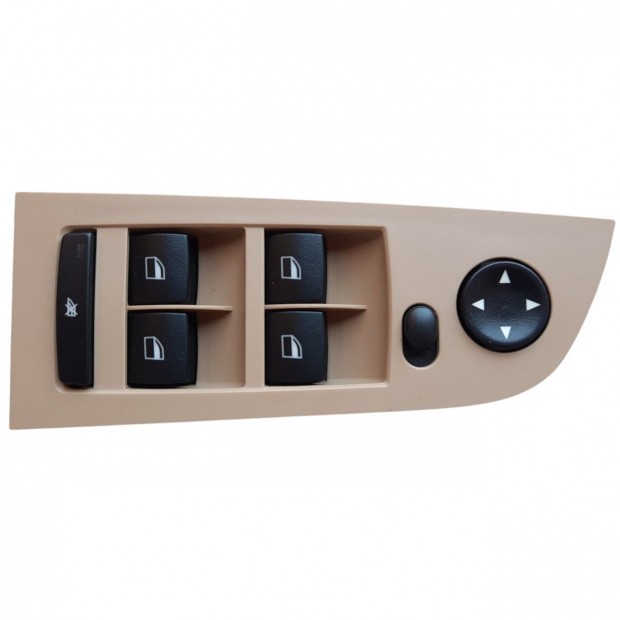 BMW 3 E90 bal els� ablakemel� kapcsol� beige kerettel