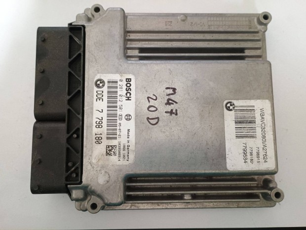 BMW 3 E90 motorvezrl ECU M47 20D 0 281 012 501