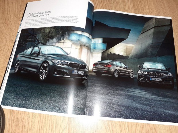 BMW 3 GT prospektus - 2013, angol nyelv