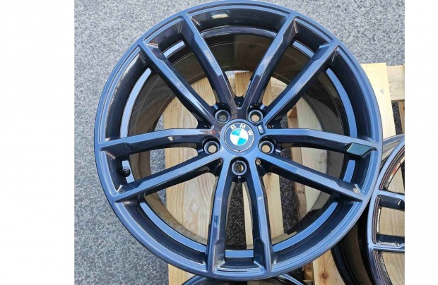 BMW 3, 5, G20 G30 stb 18" gyári kétszéles fekete alufelni felni szett