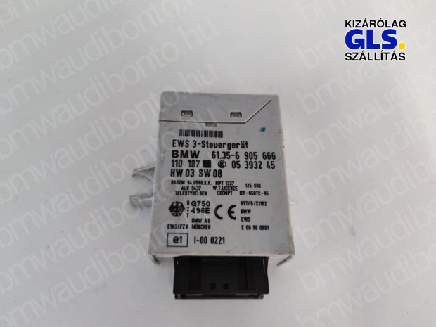 BMW 3 (E46) EWS vezérlőegység/modul (6905666, 61356905666,