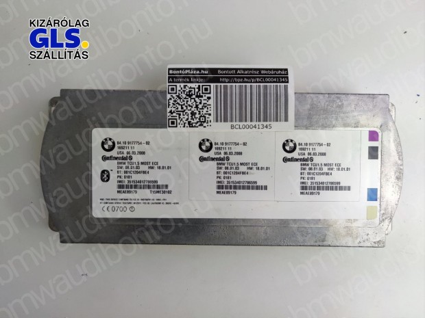 BMW 3 (E90) Bluetooth vezérlőegység modul (9177754, 84109177754)