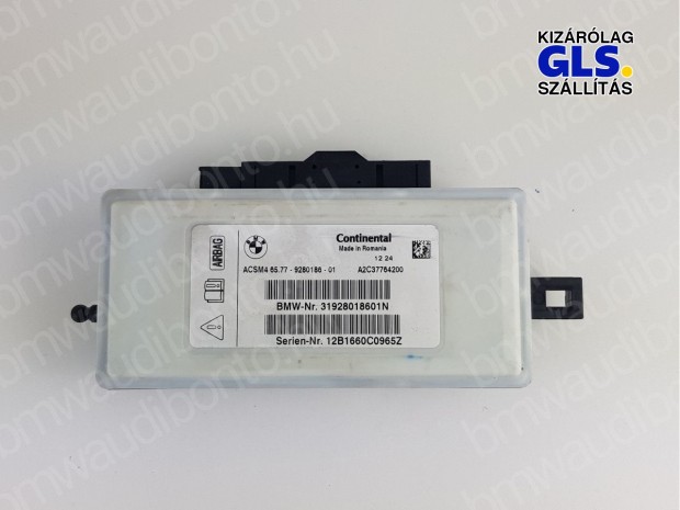 BMW 3 (F30, F80) Légzsákvezérlő egység/modul (9280186, 65779280186)