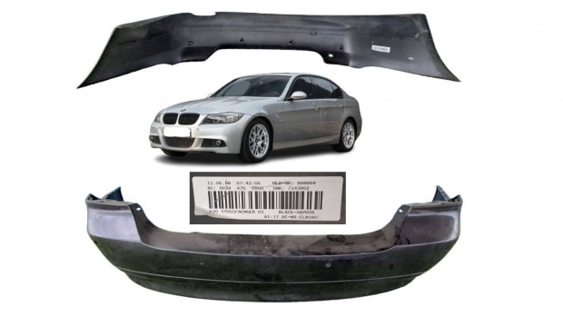 BMW 3 -as sorozat E90 sedan hts lkhrt fotkon lthat llapotban