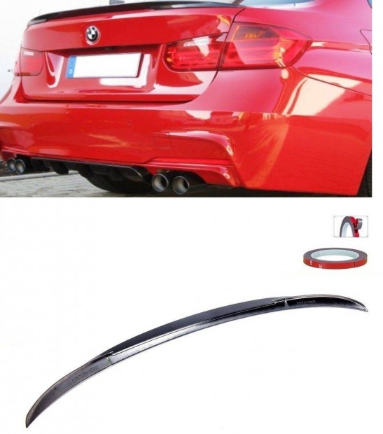 BMW 3-as F30 Csomagtér Spoiler M-Perfomance Look fényes fekete