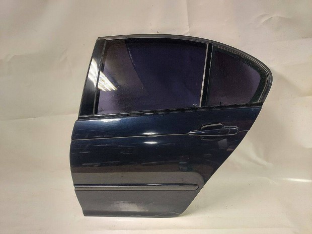 BMW 3 e46 sedan bal hátsó ajtó sötétkék