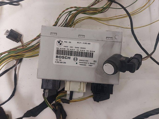 BMW 3 e90 e91 e92 e93 első hátsó PDC szett vezérlő modul 6982403