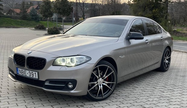 BMW 520d (Automata) Magyar 2.Tulaj Cser�lt Vez�...