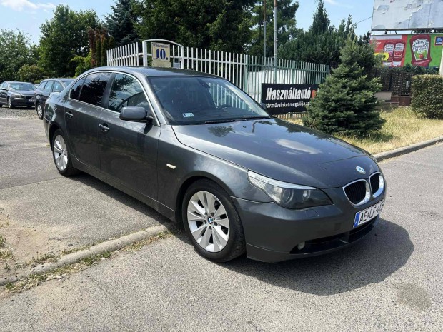 BMW 525d Fekete Bőr+Kézi 6+Nagy Navi