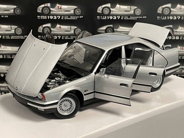 BMW 535i E34 1988 silver 1:18 1/18 Minichamps