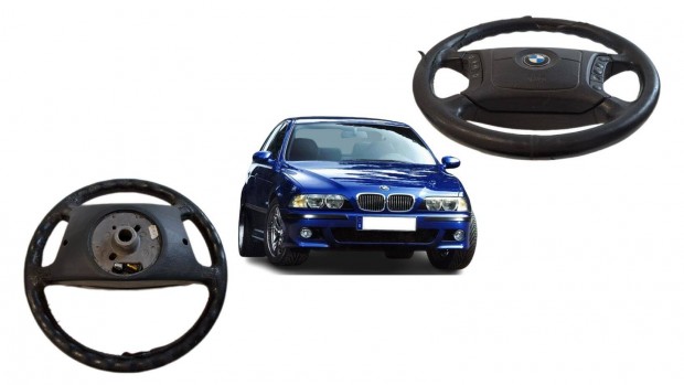 BMW 5 E39 E38 E53 kormány légzsákkal, multikormány 33675374301