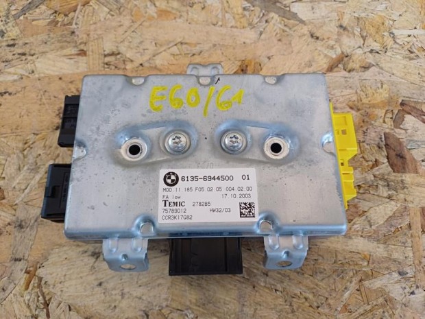 BMW 5 E60/61 (2003-2009) Bal Első Ajtó Vezérlő Elektronika