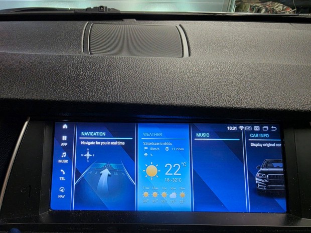 BMW 5 F07 GT Android Fejegység Kijelző gyári NBT rendszerhez