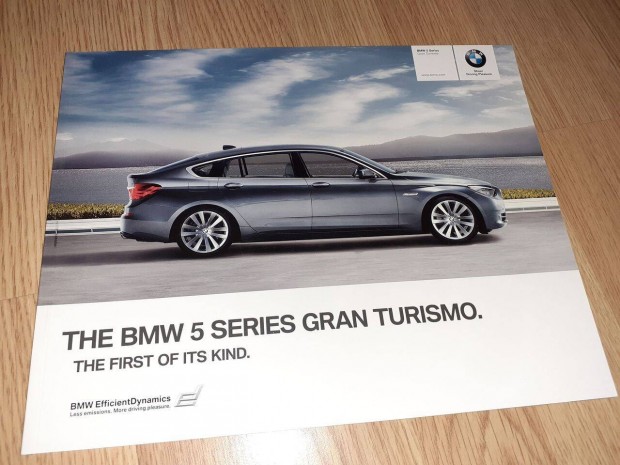 BMW 5 Gran Turismo prospektus - 2010, angol nyelv
