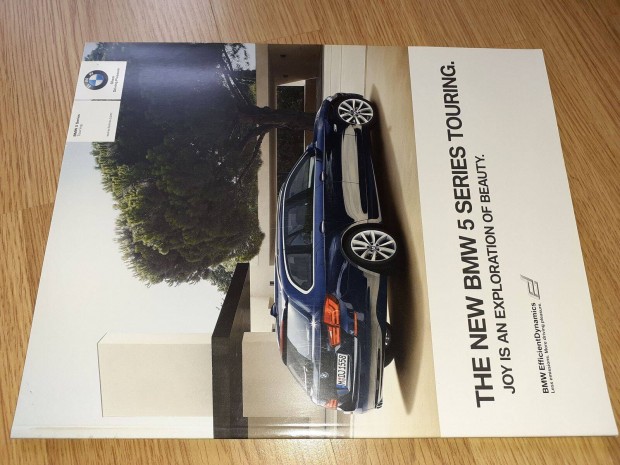 BMW 5 Touring prospektus - 2010, angol nyelv