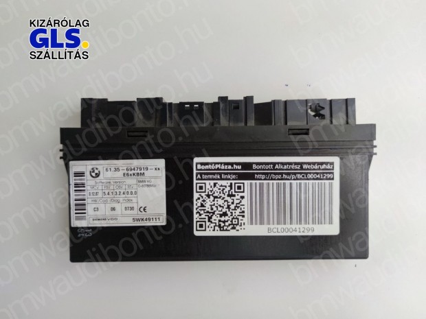 BMW 5 (E60) Komfort vezérlőegység/modul (6947919, 61356947919)