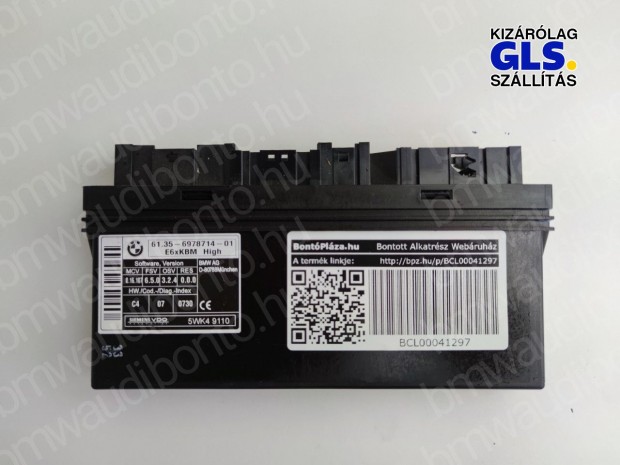 BMW 5 (E60) Komfort vezérlőegység/modul (6978714, 61356978714)