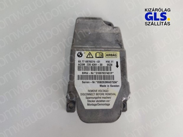 BMW 5 (E60) Lgzskvezrl egysg/modul (6978374, 65776978374)