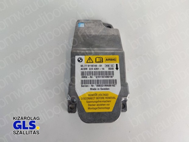 BMW 5 (E60) Lgzskvezrl egysg/modul (9118749, 65779118749)