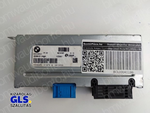 BMW 5 (F10) Komfort vezérlőegység/modul (9213187, 61359213187)