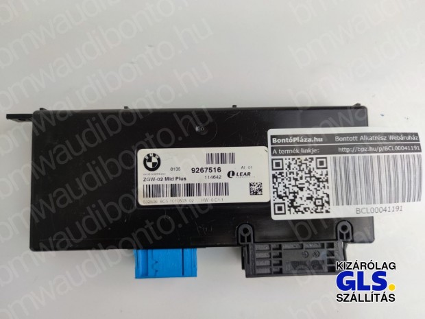 BMW 5 (F10) Komfort vezérlőegység/modul (9267516)