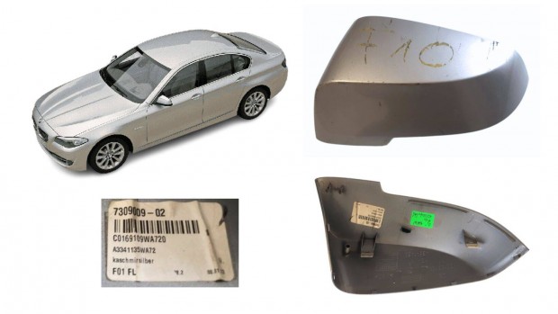 BMW 5 oszt. F10 F11 F01 külső tükör burkolat bal oldali A3341435