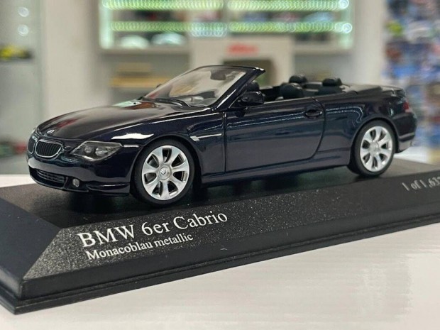 BMW 63 Cabrio E64 2006 1:43 Minichamps Limited Ed. 1632!