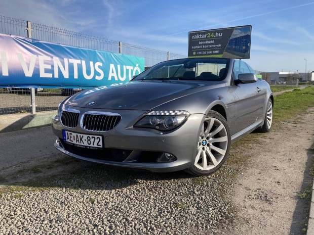 BMW 650i Cabrio Lecsukhat Vszontet/Full Br/...