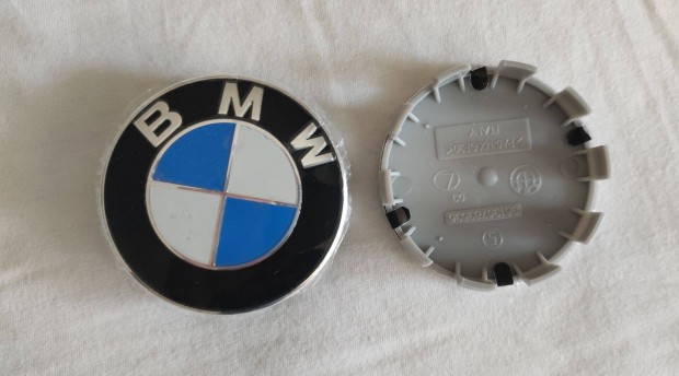 BMW 68 vagy 56 mm-es felni kupak (felni közép) készlet kék-fehér