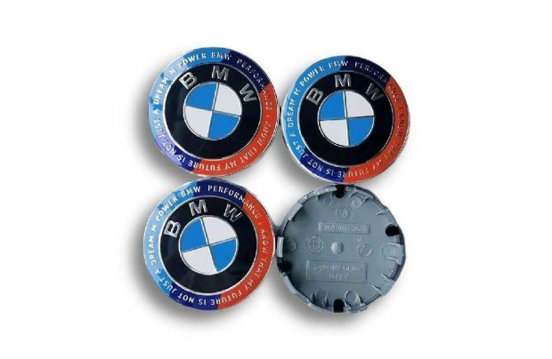 BMW 68mm felniközép kupak 50 évfordulós jubileumi kiadás 4db