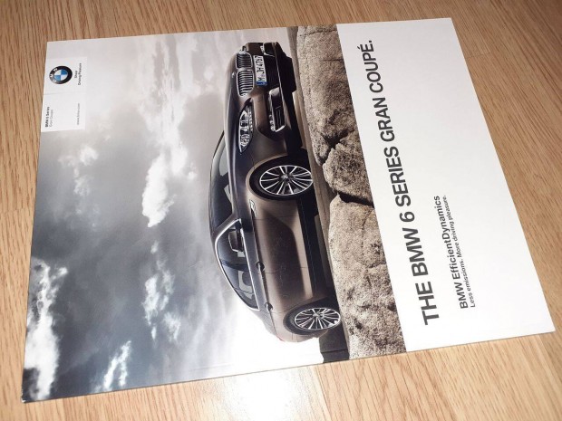 BMW 6 Gran Coupe prospektus - 2013, angol nyelv