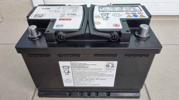 BMW 70AH 720A AGM Auto Akkumultor 61216806756 61219381780