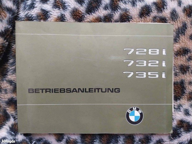 BMW 728i 732i 735i kezelsi tmutat vetern aut 1979