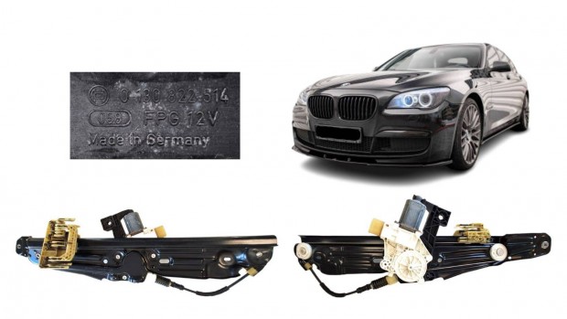 BMW 7 F01 F02 F03 F04 bal hts ablakemel motorral cikksz. 7182095F