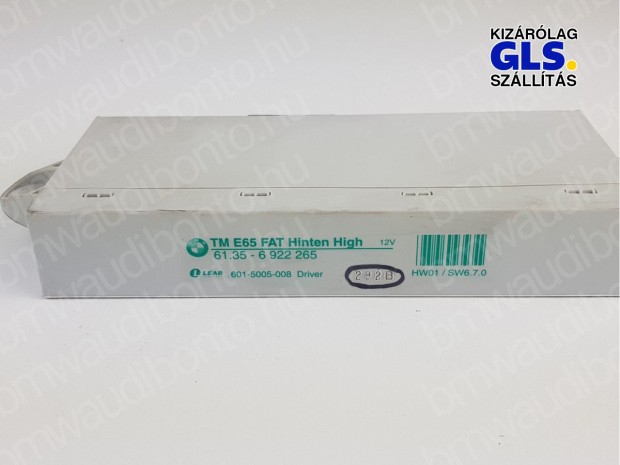 BMW 7 (E65, E66, E67) Bal hts ajt vezrlegysg/modul (6922265)