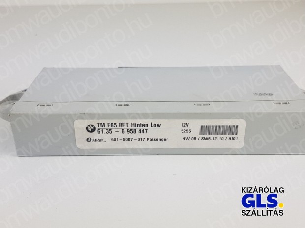 BMW 7 (E65, E66, E67) Jobb hts ajt vezrlegysg/modul (6958447)