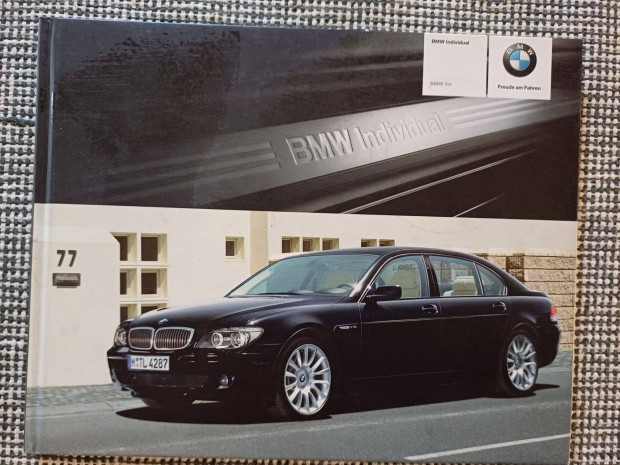 BMW 7-es, E65 Individual gyri katalgus