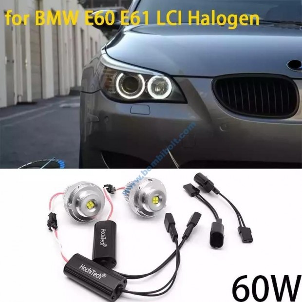 BMW Angel Eyes 30W LED izz FACELIFT E60 E61 LCI HALOGN lmpba