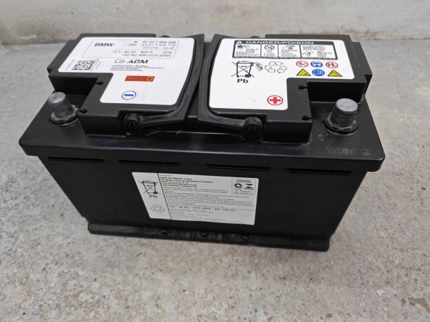 BMW Banner AGM akkumltor12V80Ah 