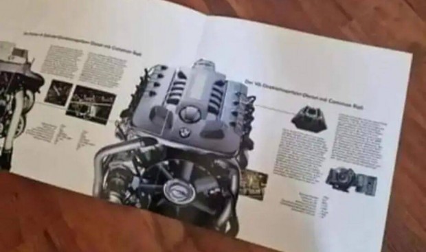 BMW Diesel Motor Prospektus 1998 4 6 8 Hengeres Motorok