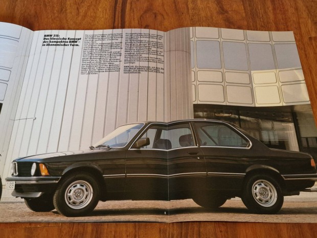 BMW E21 315 Prospektus 1983